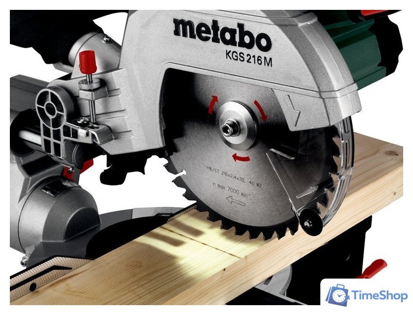 Торцовочная пила Metabo KGS 216 M 613216000 - Изображение №11 — Интернет-магазин Time-Shop