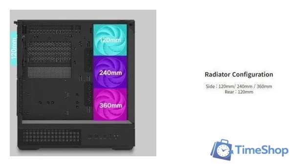 Корпус Zalman P40 Prism Plus (черный) - Изображение №8 — Интернет-магазин Time-Shop