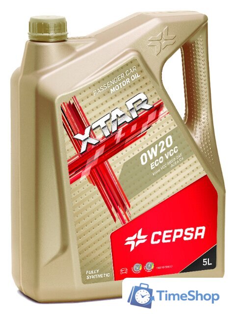Моторное масло CEPSA XTAR ECO VCC 0W-20 5л - Изображение №1 — Интернет-магазин Time-Shop