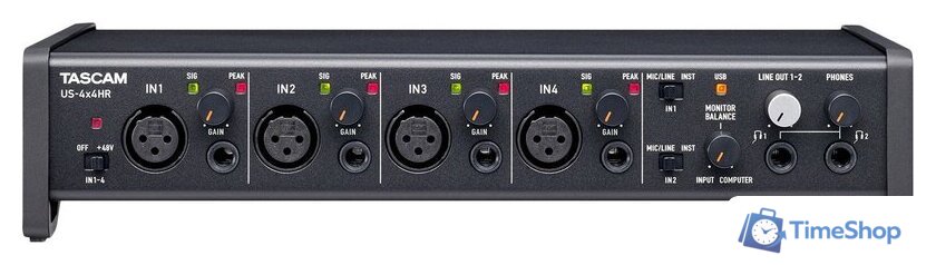 Аудиоинтерфейс TASCAM US-4x4HR - Изображение №1 — Интернет-магазин Time-Shop