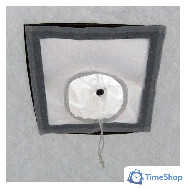 Палатка для зимней рыбалки Следопыт КУБ 3 Эконом (белый/синий) - Изображение №3 — Интернет-магазин Time-Shop