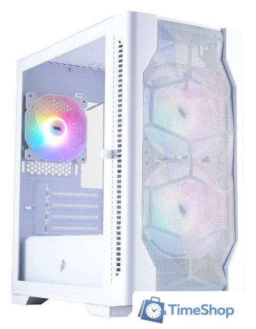 Корпус 1stPlayer D4-M FRGB (белый) - Изображение №1 — Интернет-магазин Time-Shop