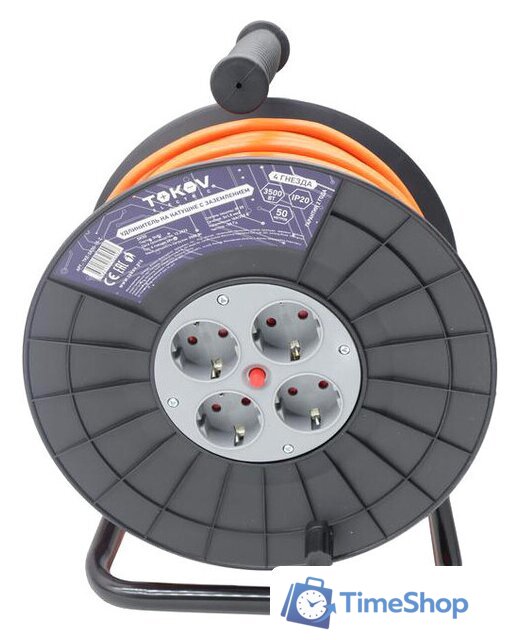 Удлинитель Tokov Electric TKE-SK50-15-Z - Изображение №1 — Интернет-магазин Time-Shop