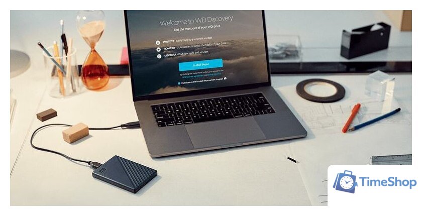 Внешний накопитель WD My Passport for Mac 5TB WDBA2F0050BBL - Изображение №7 — Интернет-магазин Time-Shop