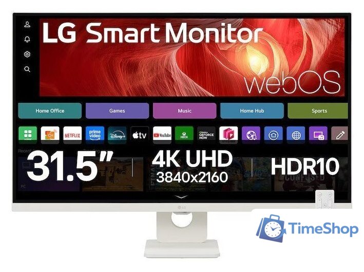 Smart монитор LG MyView Smart Monitor 32U721SA-W - Изображение №1 — Интернет-магазин Time-Shop