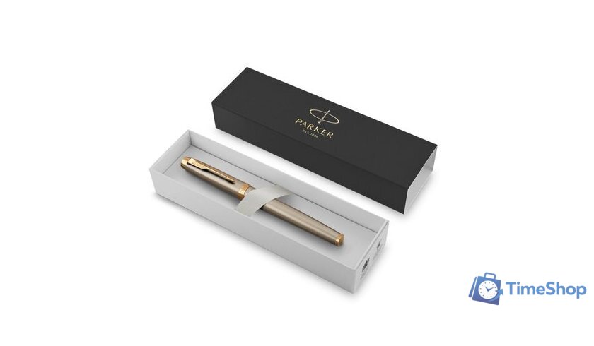 Ручка-роллер Parker IM Metal Core Brushed Metal GT 1931663 - Изображение №2 — Интернет-магазин Time-Shop