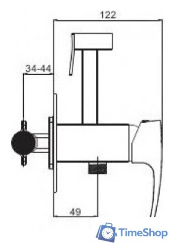 Гигиенический душ Gappo G7207-8 - Изображение №2 — Интернет-магазин Time-Shop
