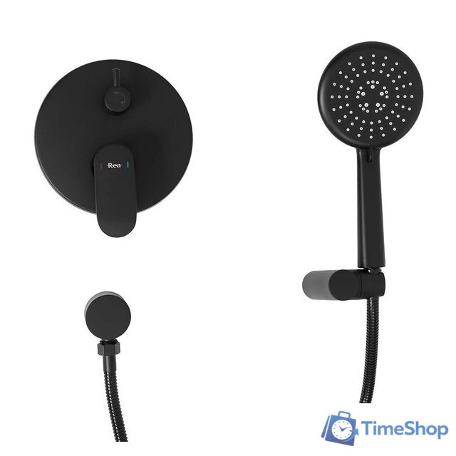 Душевая система  Rea Hyper Black matt P2002 - Изображение №4 — Интернет-магазин Time-Shop