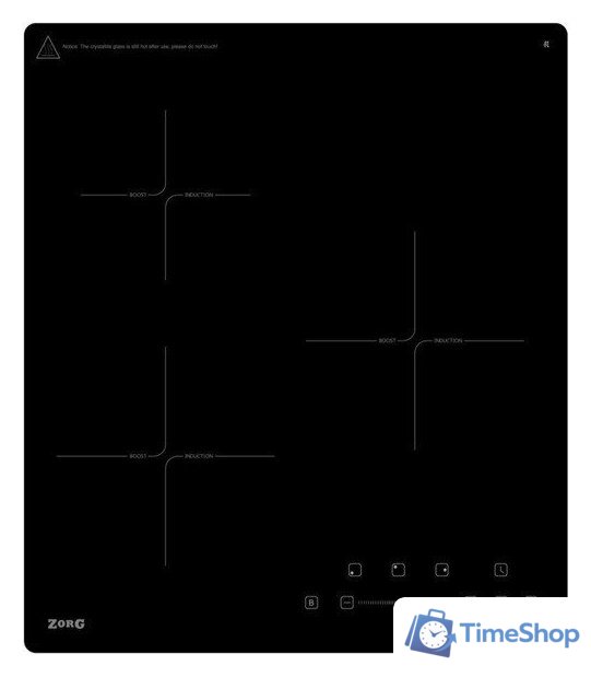 Варочная панель ZorG INO45 black - Изображение №1 — Интернет-магазин Time-Shop