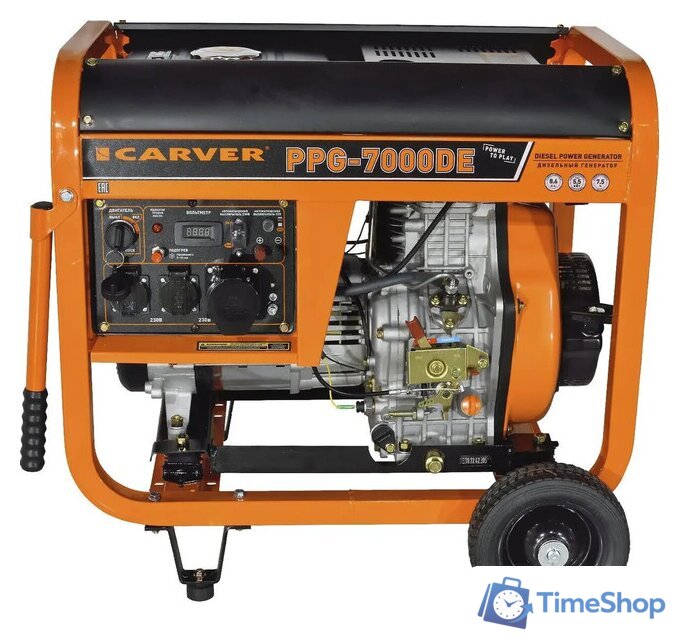 Дизельный генератор Carver PPG-7000DE - Изображение №1 — Интернет-магазин Time-Shop