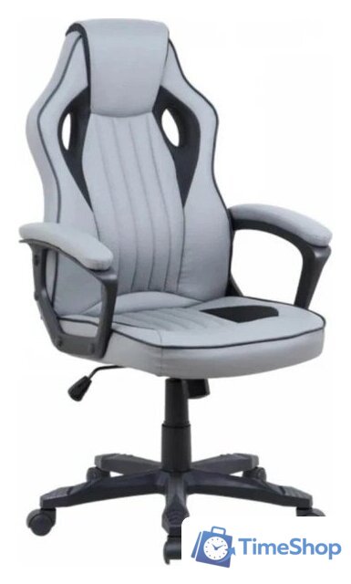 Игровое (геймерское) кресло SitUp Luna PL (экокожа Grey/сетка Black) - Изображение №1 — Интернет-магазин Time-Shop