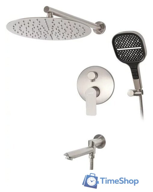 Душевая система  Hansberge H6095 (никель) - Изображение №1 — Интернет-магазин Time-Shop