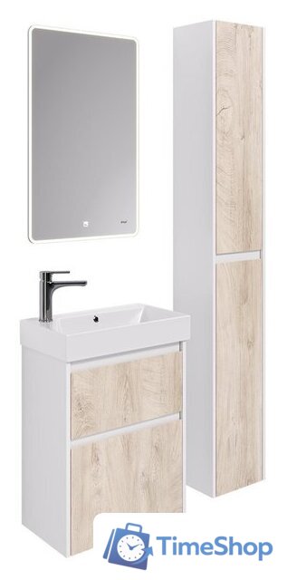  Dreja Шкаф-пенал Slim 30 99.0504 (белый глянцевый/дуб кантри) - Изображение №7 — Интернет-магазин Time-Shop