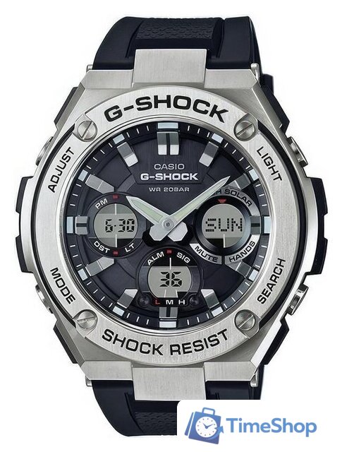 Наручные часы Casio G-Shock GST-S110-1A - Изображение №1 — Интернет-магазин Time-Shop