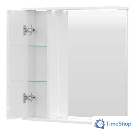  Volna Шкаф с зеркалом Joli 70 L (белый) - Изображение №2 — Интернет-магазин Time-Shop