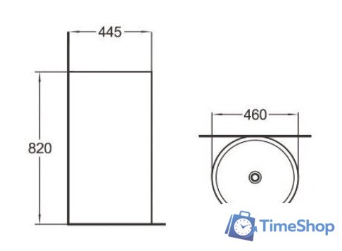 Умывальник SantiLine SL-4006 - Изображение №2 — Интернет-магазин Time-Shop
