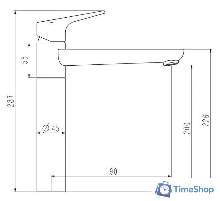 Смеситель Esko Palermo PE 25 - Изображение №5 — Интернет-магазин Time-Shop