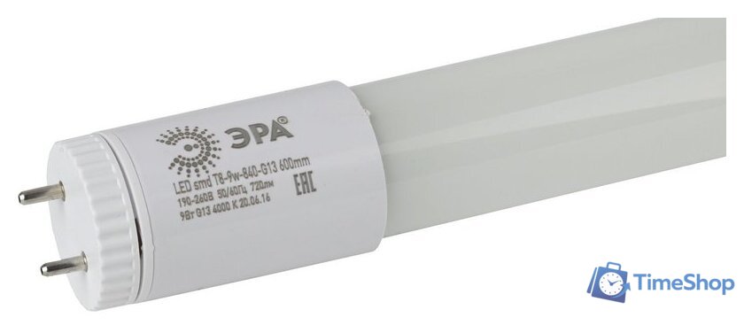 Светодиодная лампа ЭРА T8-18w-865-G13-1200mm - Изображение №1 — Интернет-магазин Time-Shop