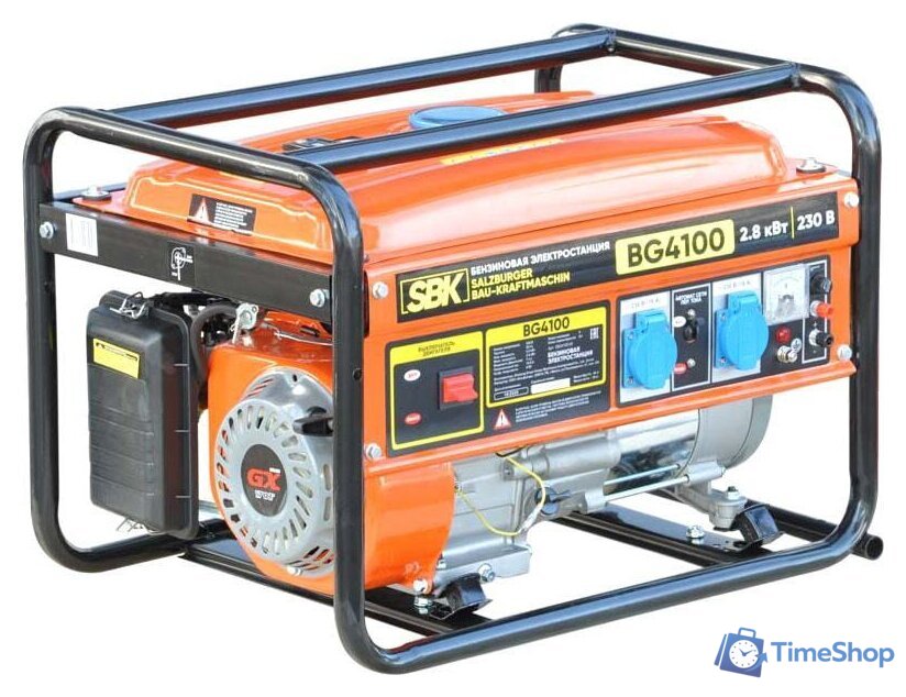 Бензиновый генератор SBK BG4100 - Изображение №1 — Интернет-магазин Time-Shop
