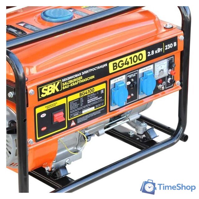 Бензиновый генератор SBK BG4100 - Изображение №2 — Интернет-магазин Time-Shop