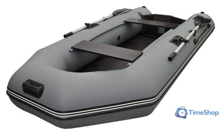 Моторно-гребная лодка Муссон 2800 СК LIGHT (серый) - Изображение №4 — Интернет-магазин Time-Shop