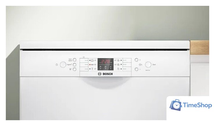 Отдельностоящая посудомоечная машина Bosch Serie 2 SMS26AW00Q - Изображение №2 — Интернет-магазин Time-Shop