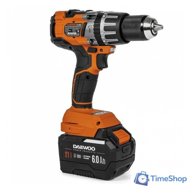 Ударная дрель-шуруповерт Daewoo Power DAA 2161Li (с 2-мя АКБ, кейс) - Изображение №7 — Интернет-магазин Time-Shop
