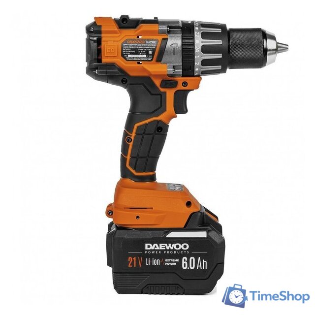Ударная дрель-шуруповерт Daewoo Power DAA 2161Li (с 2-мя АКБ, кейс) - Изображение №6 — Интернет-магазин Time-Shop