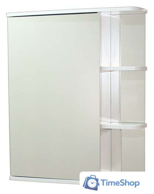  СанитаМебель Шкаф с зеркалом Камелия-09.60 (левый, белый) - Изображение №1 — Интернет-магазин Time-Shop