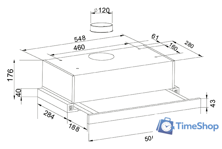 Кухонная вытяжка Making Oasis Everywhere UV-60IG (F) - Изображение №10 — Интернет-магазин Time-Shop