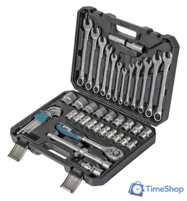 Универсальный набор инструментов Bort BTK-47 (47 предметов) - Изображение №1 — Интернет-магазин Time-Shop