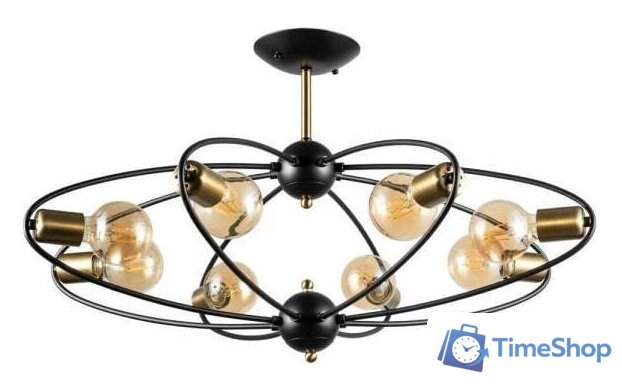Люстра средней высоты Arte Lamp Glasgow A1963PL-8BK - Изображение №1 — Интернет-магазин Time-Shop