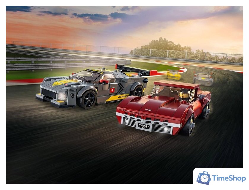 Конструктор LEGO Speed Champions 76903 Chevrolet Corvette C8.R and 1968 Chevrolet - Изображение №16 — Интернет-магазин Time-Shop