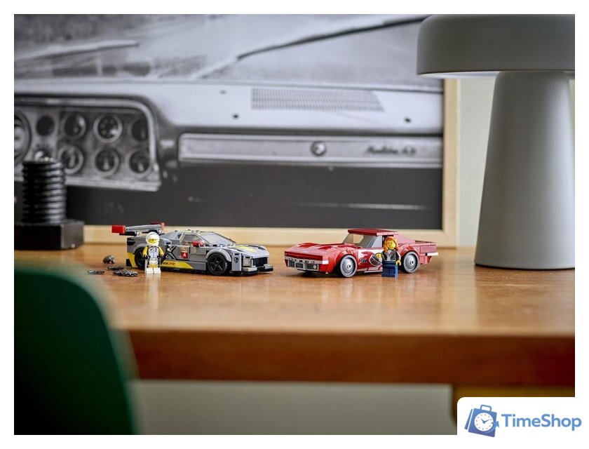 Конструктор LEGO Speed Champions 76903 Chevrolet Corvette C8.R and 1968 Chevrolet - Изображение №13 — Интернет-магазин Time-Shop