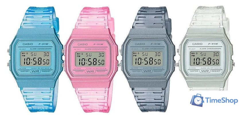 Наручные часы Casio F-91WS-7E - Изображение №2 — Интернет-магазин Time-Shop