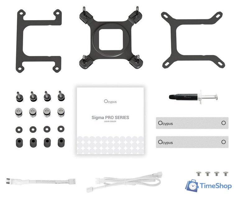 Система жидкостного охлаждения для процессора Ocypus Sigma L24 PRO WH Sigma-L24-WH2ANWL00P-GL - Изображение №6 — Интернет-магазин Time-Shop