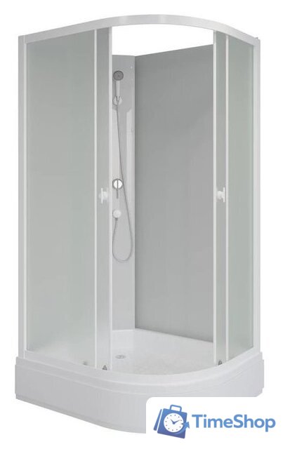 Душевая кабина Niagara Promo P100/70/26L/MT/BK 100x70x195 - Изображение №1 — Интернет-магазин Time-Shop