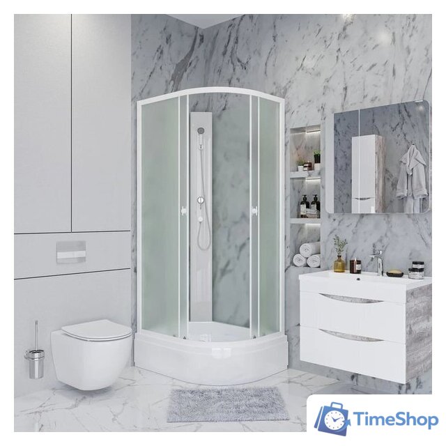 Душевая кабина Niagara Promo P100/70/26L/MT/BK 100x70x195 - Изображение №4 — Интернет-магазин Time-Shop