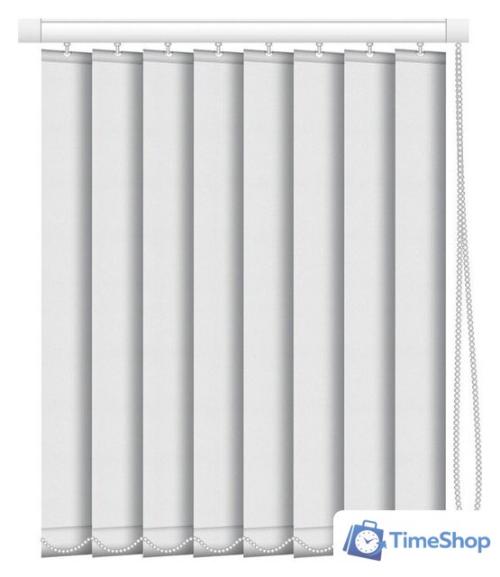 Жалюзи вертикальные АС МАРТ Плейн блэкаут 2501 180x180 (белый) - Изображение №1 — Интернет-магазин Time-Shop