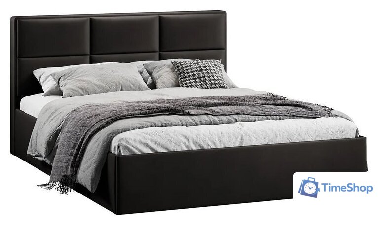 Кровать Трия Стелла Тип 1 160x200 (велюр Confetti Stone) - Изображение №1 — Интернет-магазин Time-Shop