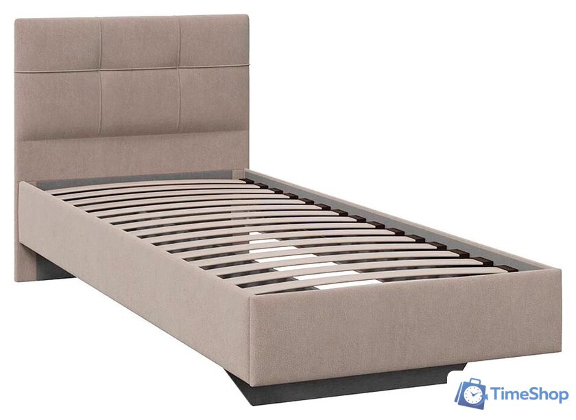Кровать Трия Элис тип 1 с мягкой обивкой 80x200 (велюр ultra cashmere) - Изображение №2 — Интернет-магазин Time-Shop
