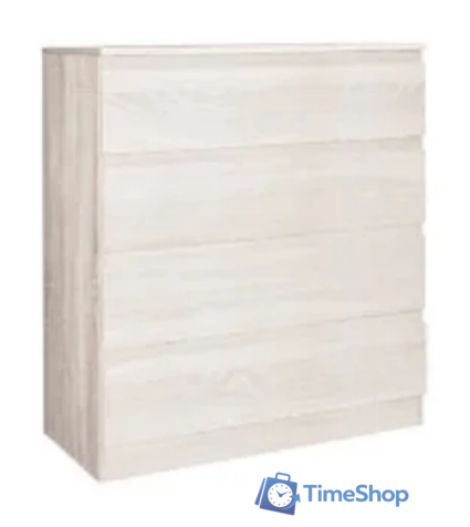 Комод Евва Турин ТР-4S/YA-S (ясень снежный) - Изображение №1 — Интернет-магазин Time-Shop