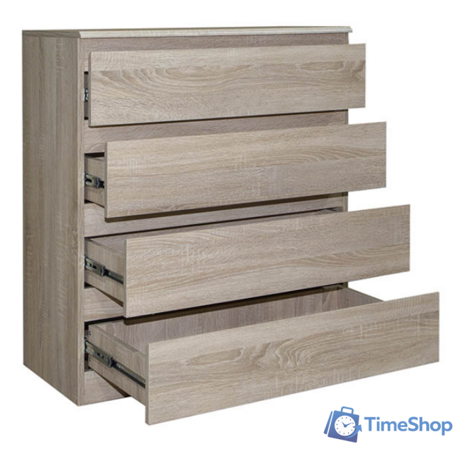 Комод Евва Турин ТР-4S/YA-S (ясень снежный) - Изображение №3 — Интернет-магазин Time-Shop