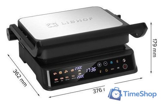 Электрогриль Libhof GM-2000M - Изображение №8 — Интернет-магазин Time-Shop