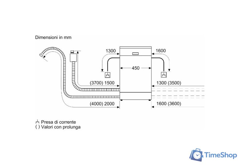Отдельностоящая посудомоечная машина Bosch Serie 6 SPS6ZMI29E - Изображение №9 — Интернет-магазин Time-Shop