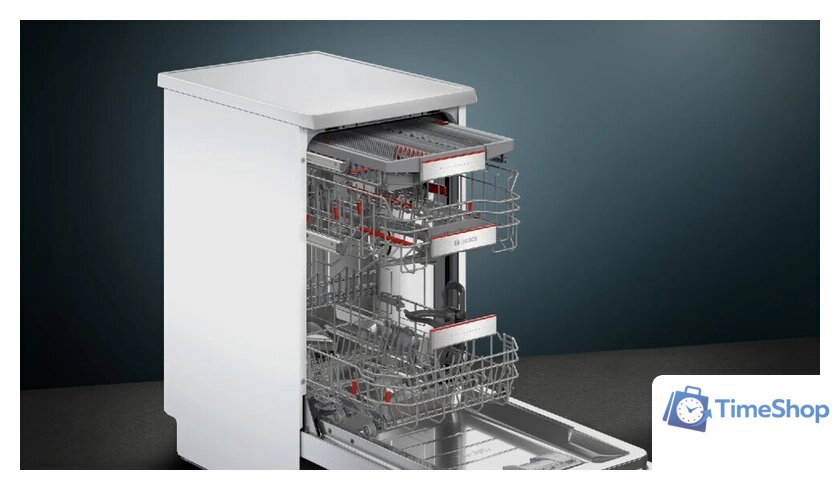 Отдельностоящая посудомоечная машина Bosch Serie 6 SPS6ZMI29E - Изображение №3 — Интернет-магазин Time-Shop
