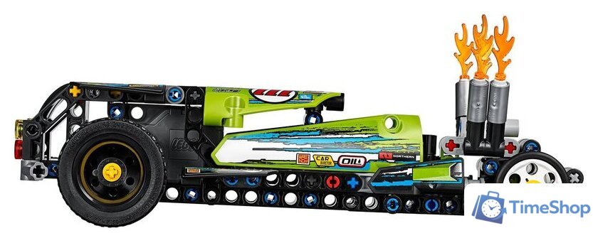 Конструктор LEGO Technic 42103 Драгстер - Изображение №6 — Интернет-магазин Time-Shop