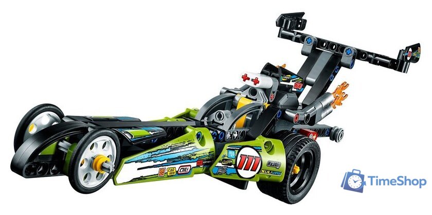 Конструктор LEGO Technic 42103 Драгстер - Изображение №4 — Интернет-магазин Time-Shop