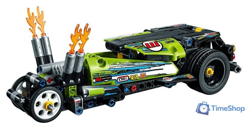 Конструктор LEGO Technic 42103 Драгстер - Изображение №5 — Интернет-магазин Time-Shop