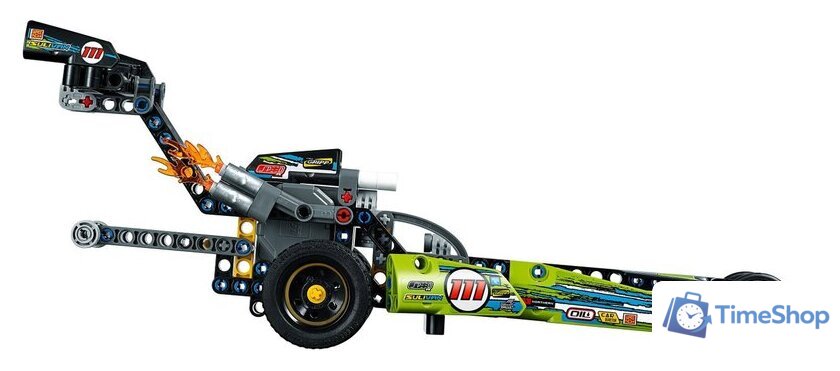 Конструктор LEGO Technic 42103 Драгстер - Изображение №7 — Интернет-магазин Time-Shop
